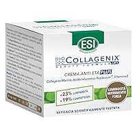 ESI - Biocollagenix Crema Viso Antietà Plus per Pelli Mature, con Collagene Marino e Acido Ialuronico