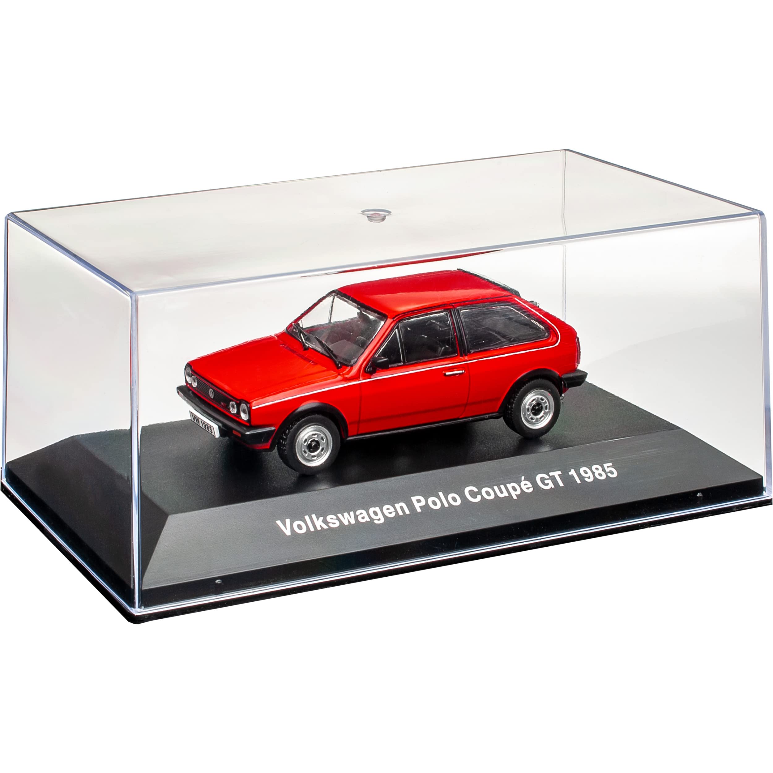 Volkwagen Polo II 86c Coupe GT 3 Türer Rot 2. Generation 1981-1994 1/43 DeAgostini Modell Auto