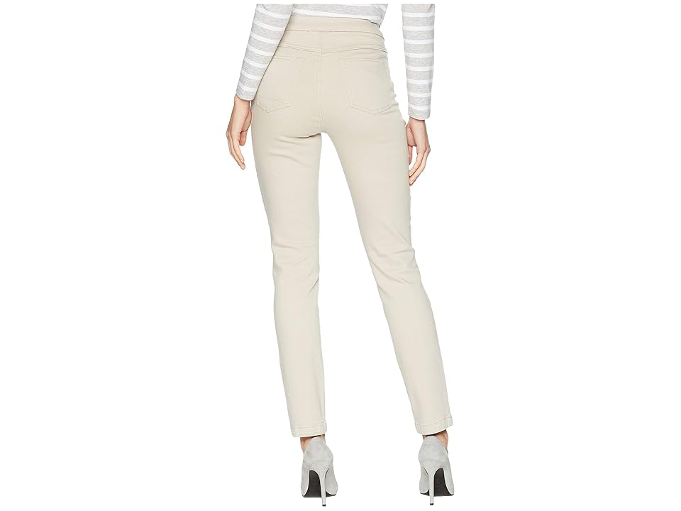 

Tribal Pull-On Five-Pocket Twill Pants (Pebble) Women's Casual Pants, Beige