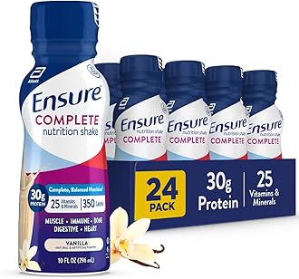 COMPLETE Vanilla Nutrition Shake, Complete, Balanced Meal Replacement, Ready To Drink, 30g Protein, 25 Vitamins & Minerals, 10 fl oz—24 Pack