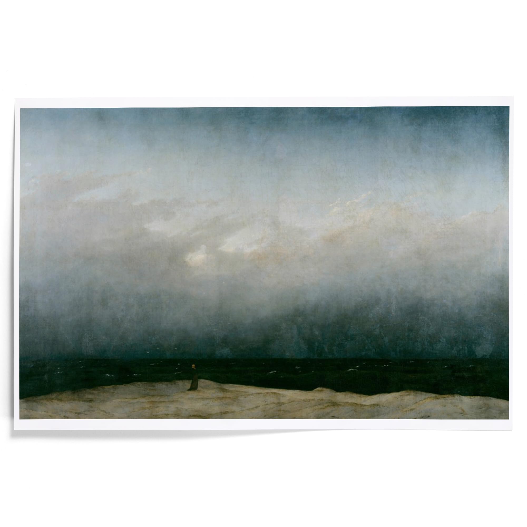 Amazon.co.jp: 海辺の修道士、(アーティスト: Caspar David Friedrich