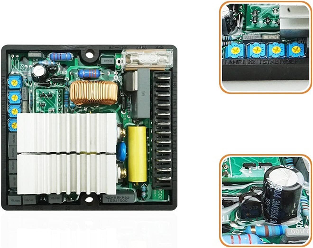 Engine Pressure Regulator Generator Accessories Automatic Voltage Regulator AVR Voltage Regulator Board Voltage Regulator Board SR7-2G