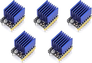 Teyleten Robot TMC2209 V2.0 Stepper Motor Driver StepStick 2.5A UART Ultra Silent for Nano SKR V1.3/1.4 Ender 3 Control Board 3D Printer Parts Replace A4988 5pcs