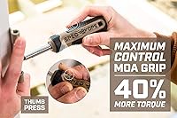 Vista 4 de Spec Ops Herramientas Destornillador multibroca, 6 en 1, puntas magnetizadas de doble cara, eje de acero Cr-Mo, 3% donado a veteranos