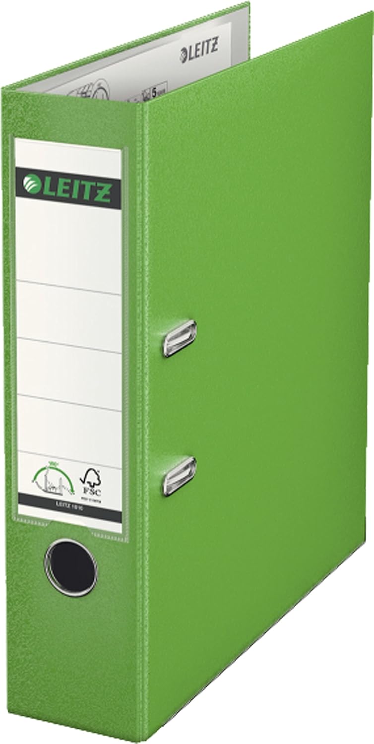 Leitz Plastic Folder 180 °, light green, A4 - dorso 80 mm