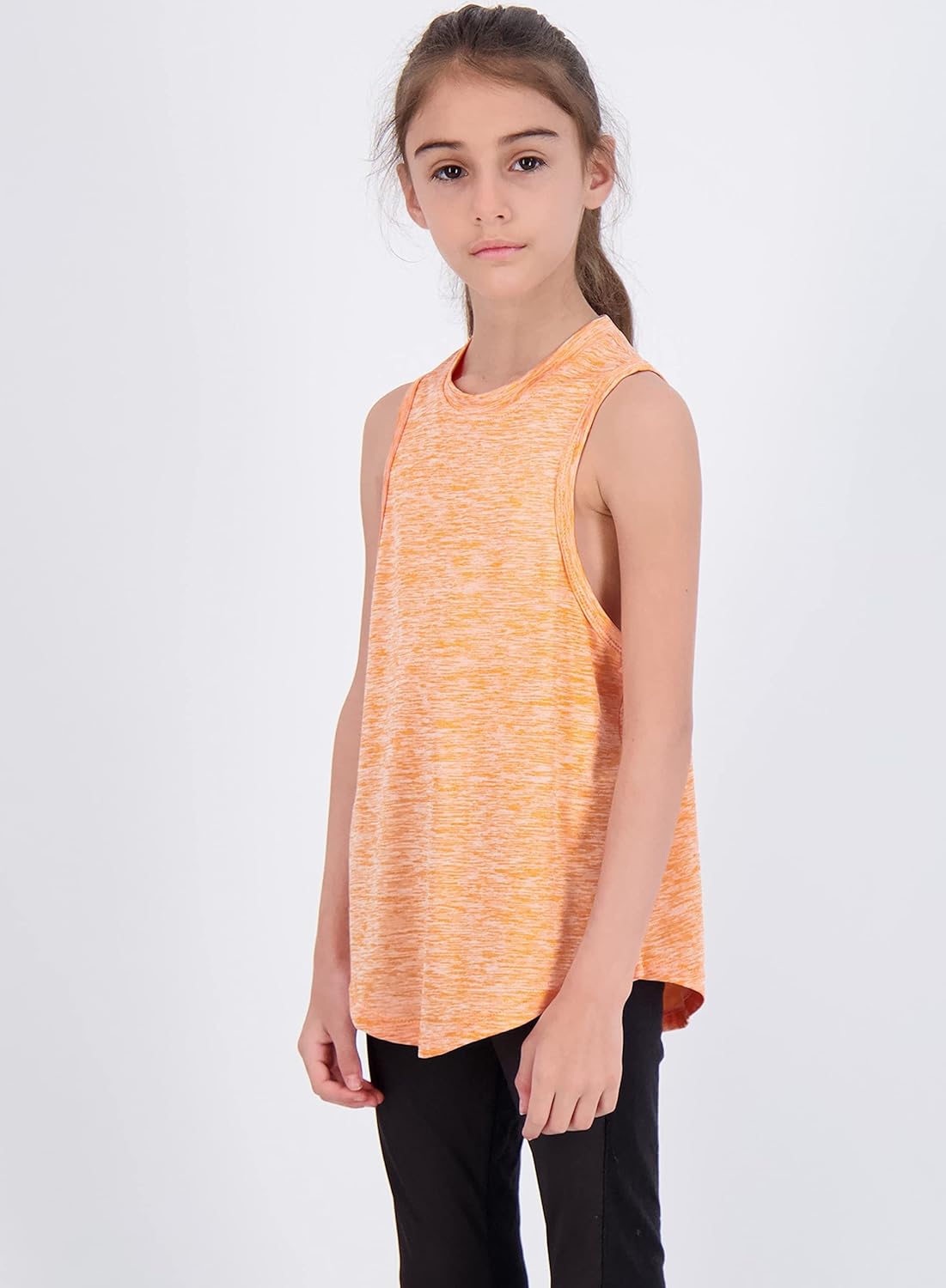 4 Pack: Girls Active Dry Fit Performance Tank Top : Clothing, Shoes & Jewelry