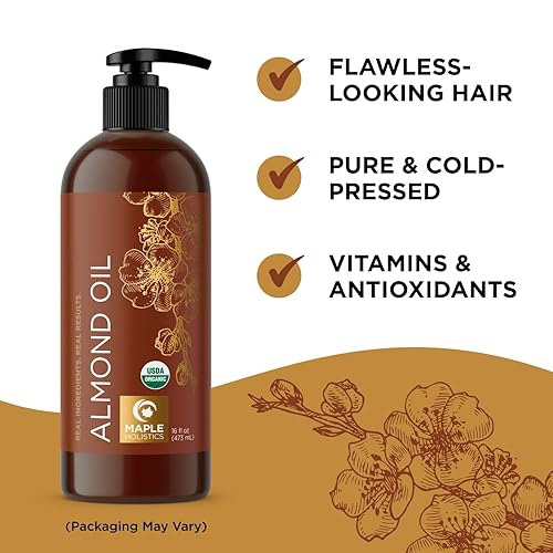 Miniatura 6 de Aceites orgánicos certificados para el tratamiento del cabello, aceite orgánico de almendras dulces más aceite de romero orgánico para el