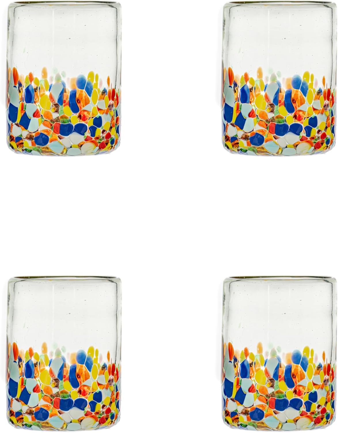 10 Strawberry Street San Lucas Mexican Glassware, DOF, Set of 4