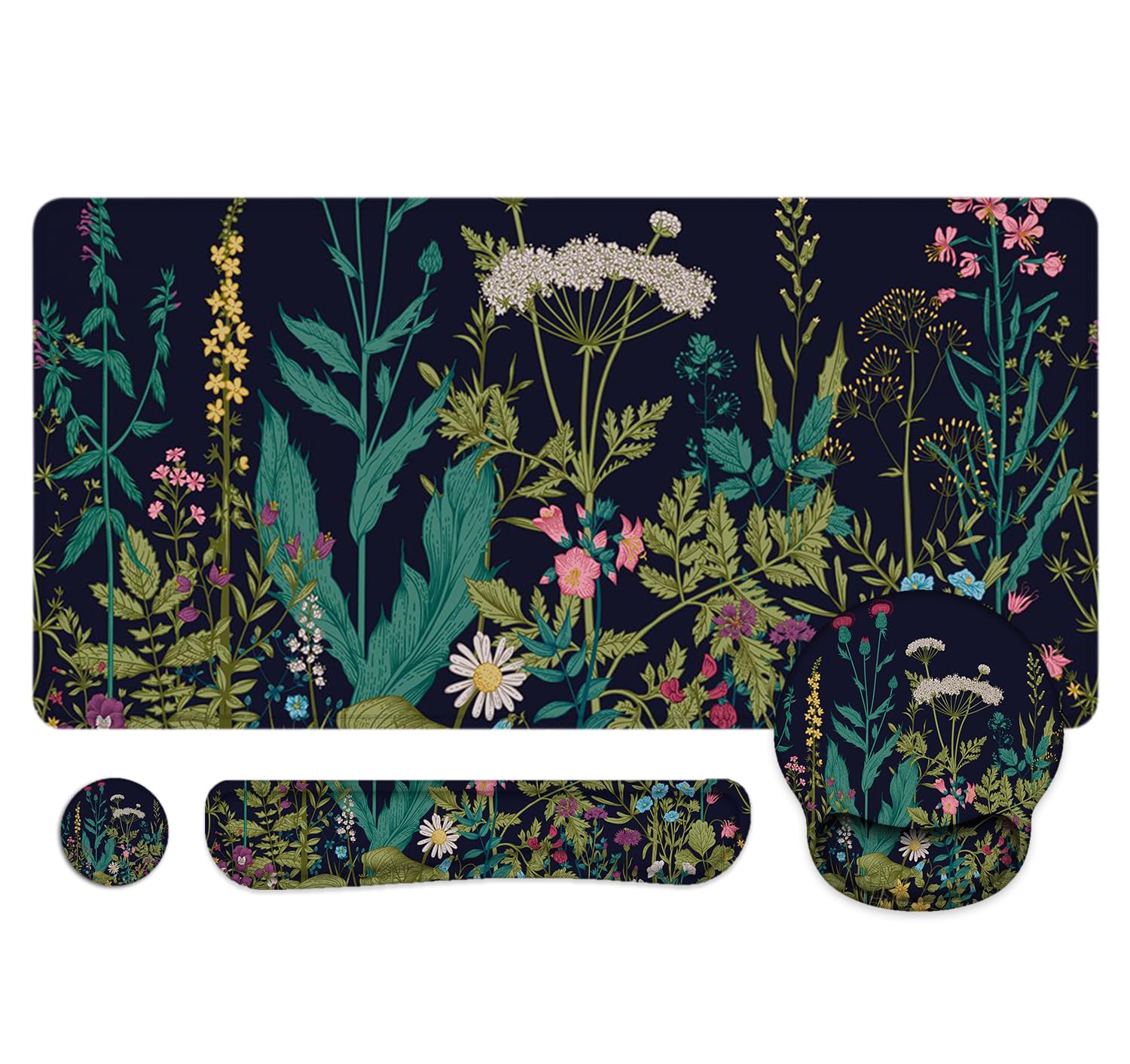 Photo 1 of LATEEFAH Mouse Pad Wrist Support (Weeds)