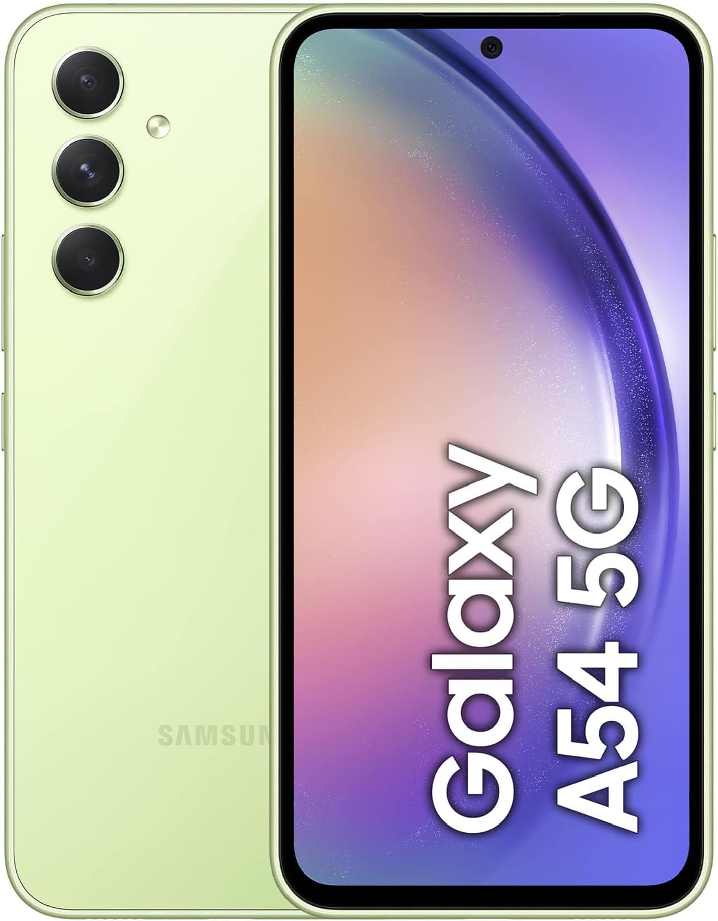 Samsung Galaxy A54 5G Mobile Phone 6.4 Inch Infinity-O FHD+ screen 256GB Light Green 3 Year Extended Manufacturer Warranty (UK Version)
