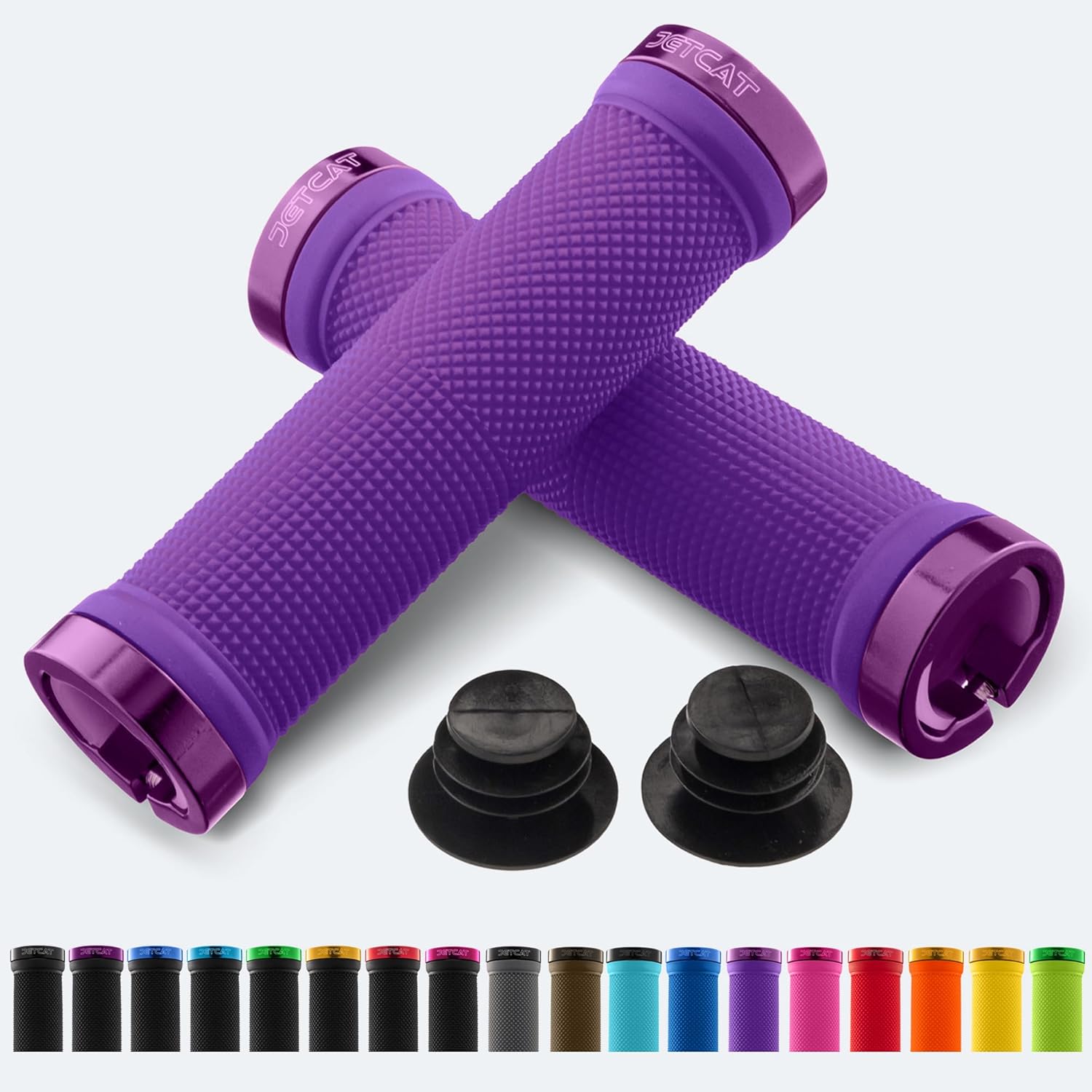 Bike Grips, Bike Handlebar Grips, Mountain Bike Grips Handlebar, MTB Grips, Bicycle Grips BMX Grips, Bicycle Handlebar Grips Handles for Adults. Ebike, MTB, Scooter, Lock on