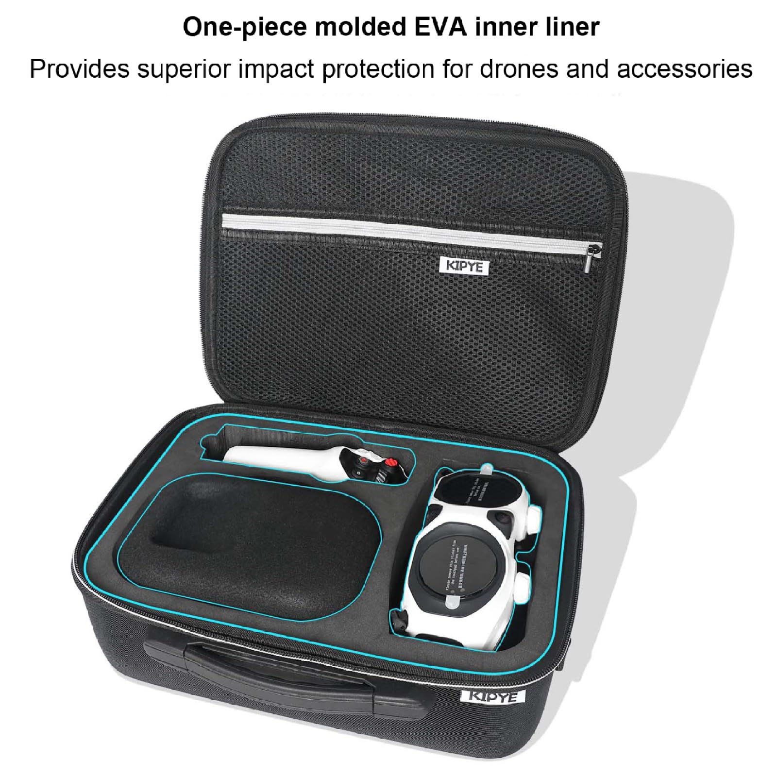 Borsa da viaggio portatile per Antigravity A1 del drone accessori Fodera in EVA antiurto. Custodia in nylon resistente agli urti e idrorepellente con comoda maniglia e tracolla regolabile