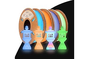 ERYONE Glow in the Dark PLA 1.75mm 4-Pack