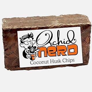 Premium Coconut Coir Fiber Husk Chips Brick 500 g OMRI Listed Organic Growing Medium for Orchids Houseplants Reptiles Terrariums