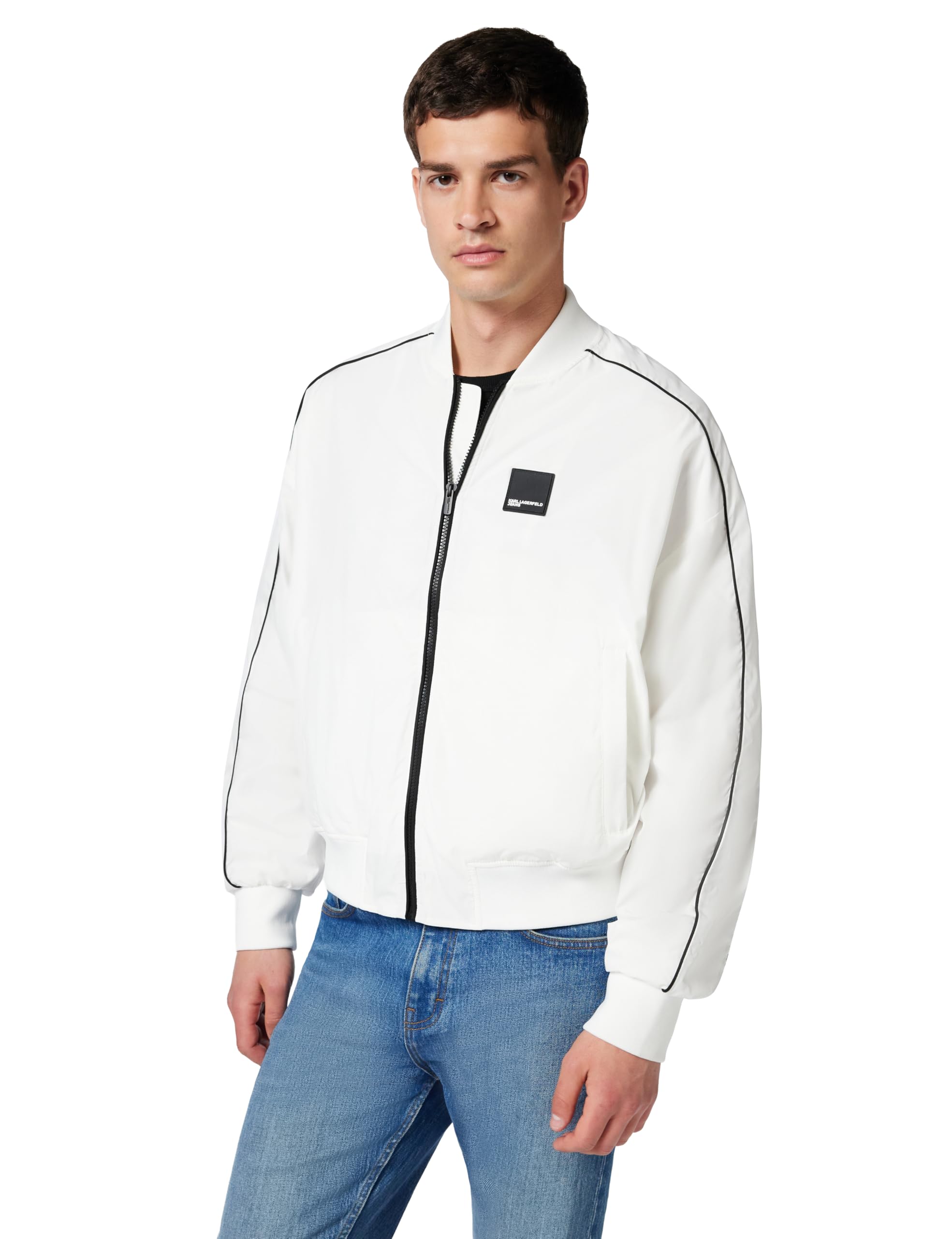 Karl Lagerfeld Jeans Herren Light Track Bomber