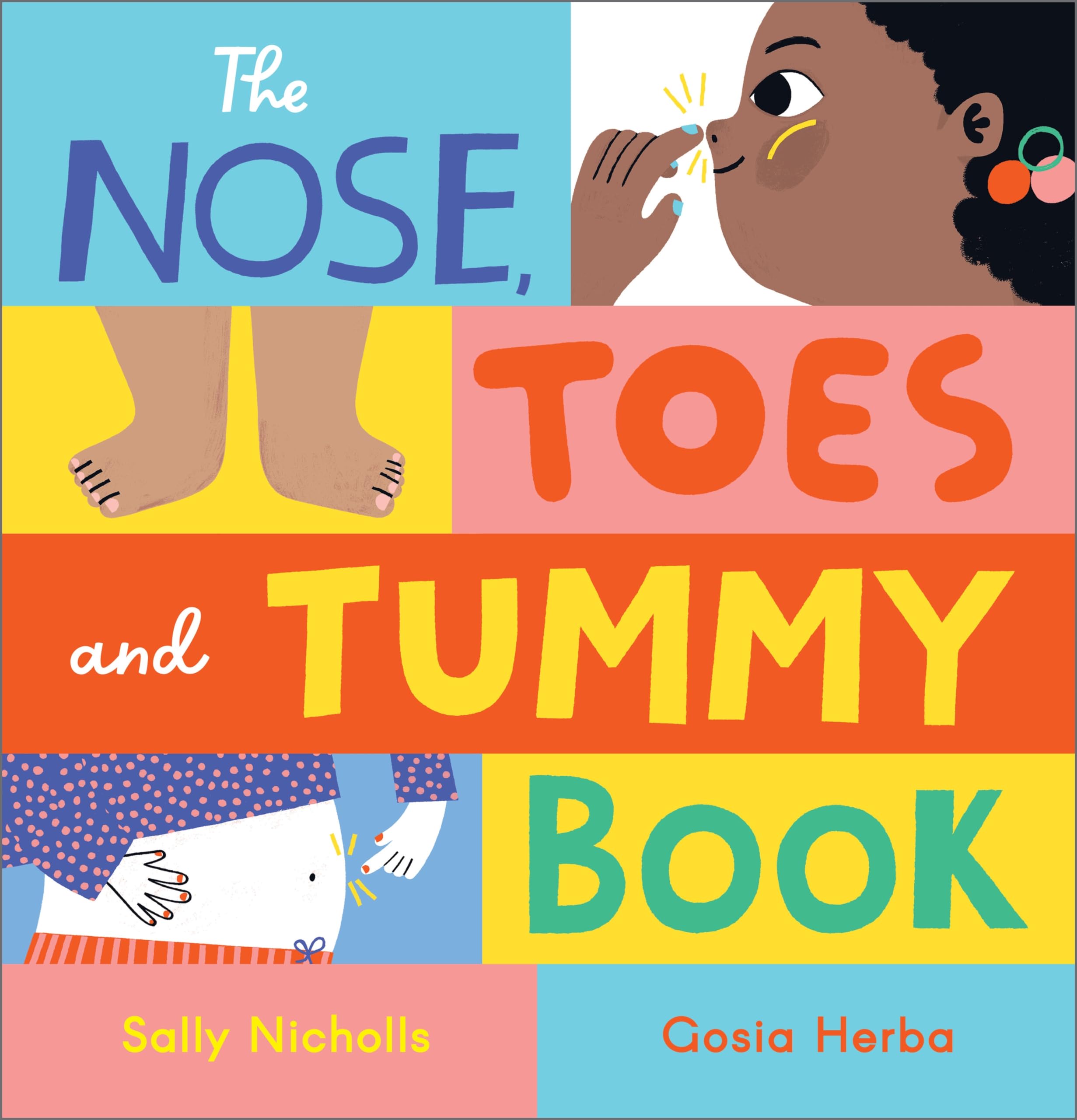Sally Nicholls - Nose, Toes & Tummy - Interactive Children's Book - Paperback