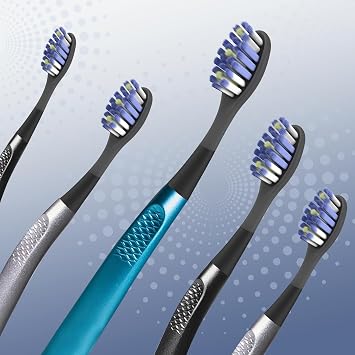 Replacement Toothbrush Heads Compatible with Colgate 360 Floss Tip/Keep Charcoal