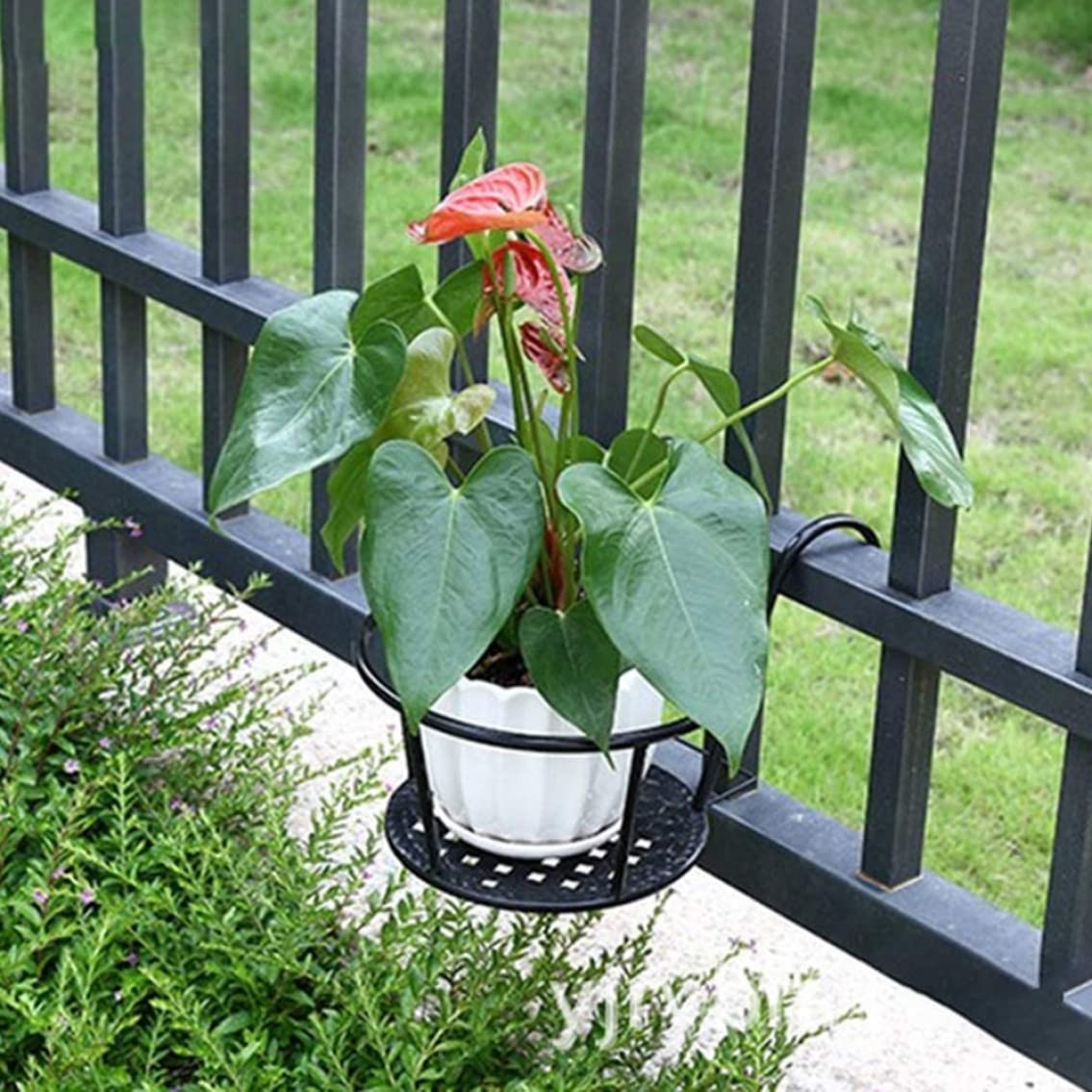 Portavasi da fiori Portavasi da fiori Balcone Ringhiera del balcone Vasi da appendere | portaoggetti