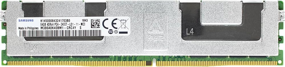 Amazon | Samsung 64GB PC4-19200 DDR4-2400MHz ECC 登録済み CL17 288