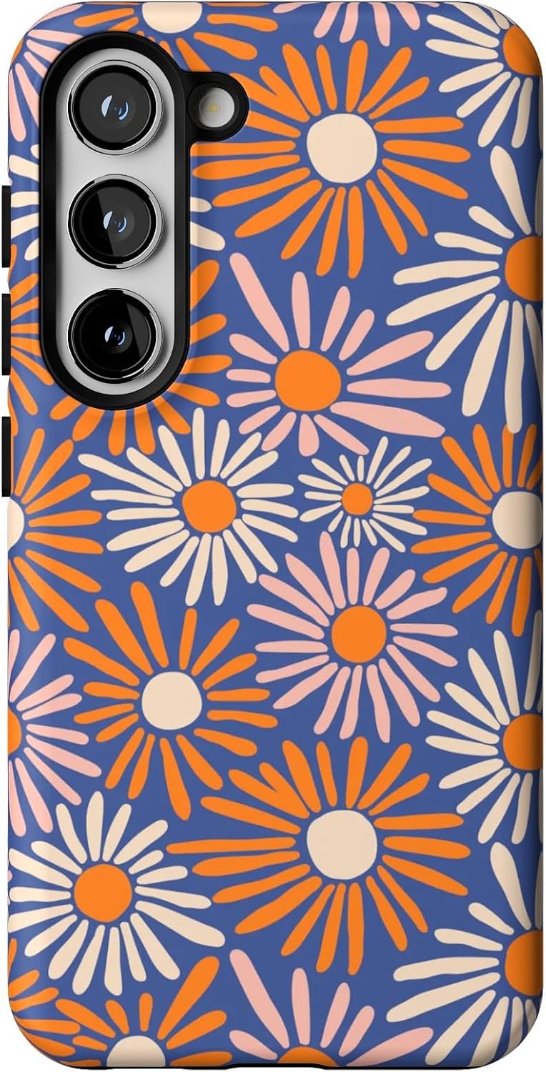 Casely Galaxy S23 Plus Case | Spring Forward | Daisy Floral | Essential Slim Dual-Layer Protective Design