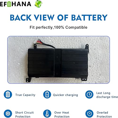 Miniatura 7 de FM08 HSTNN-LB8B - Batería de repuesto para laptop HP Omen 17-AN013TX 17-AN014TX 17-AN014NG 17-an008ur Series TPN-Q195 922752-421 922753-421
