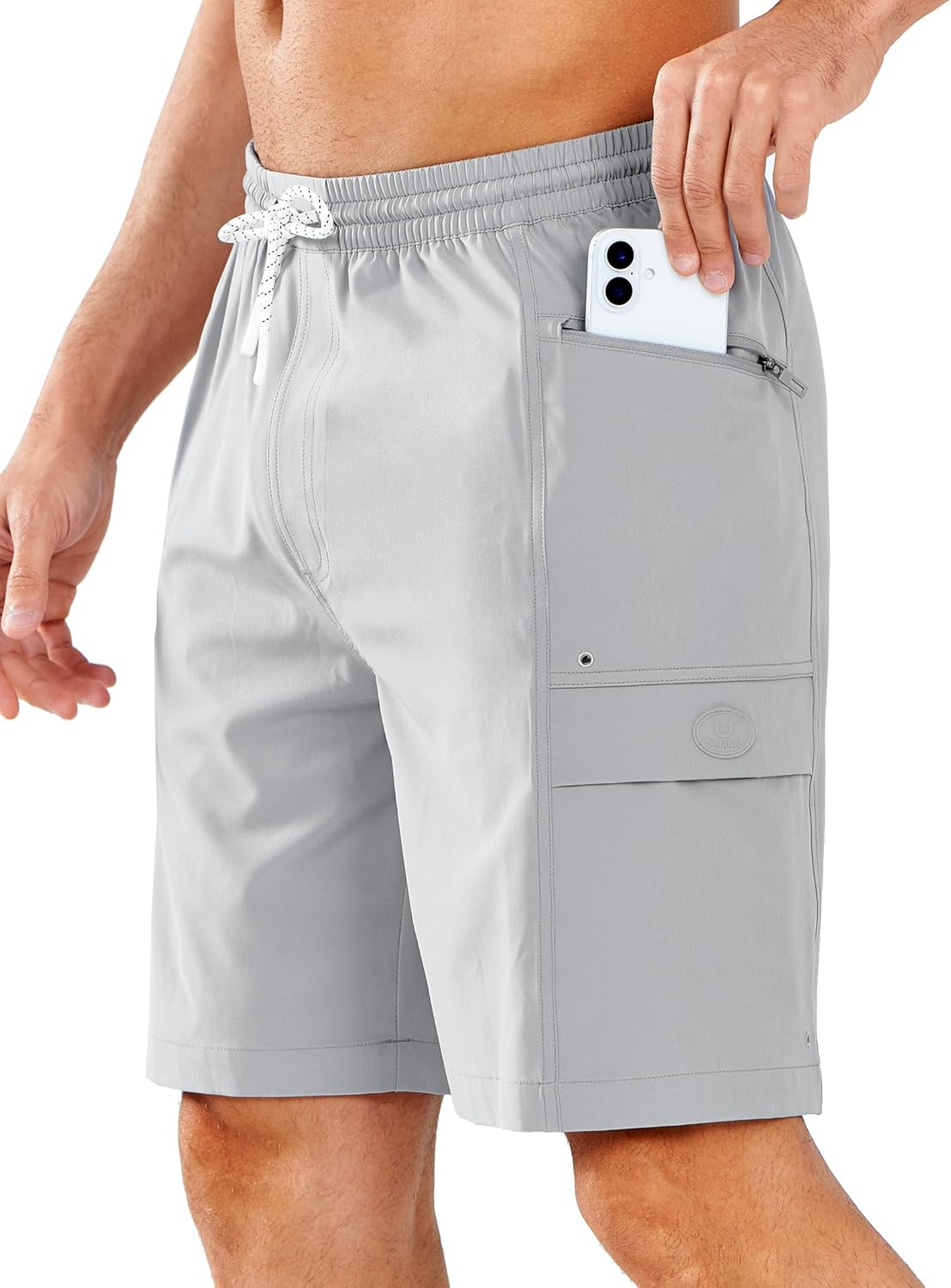 NORTHYARD Mens Swim Trunks Board Shorts 9 Inch Bathing Suit Swimwear Quick Dry Beach Short with Zipper Pocket - No Mesh Liner