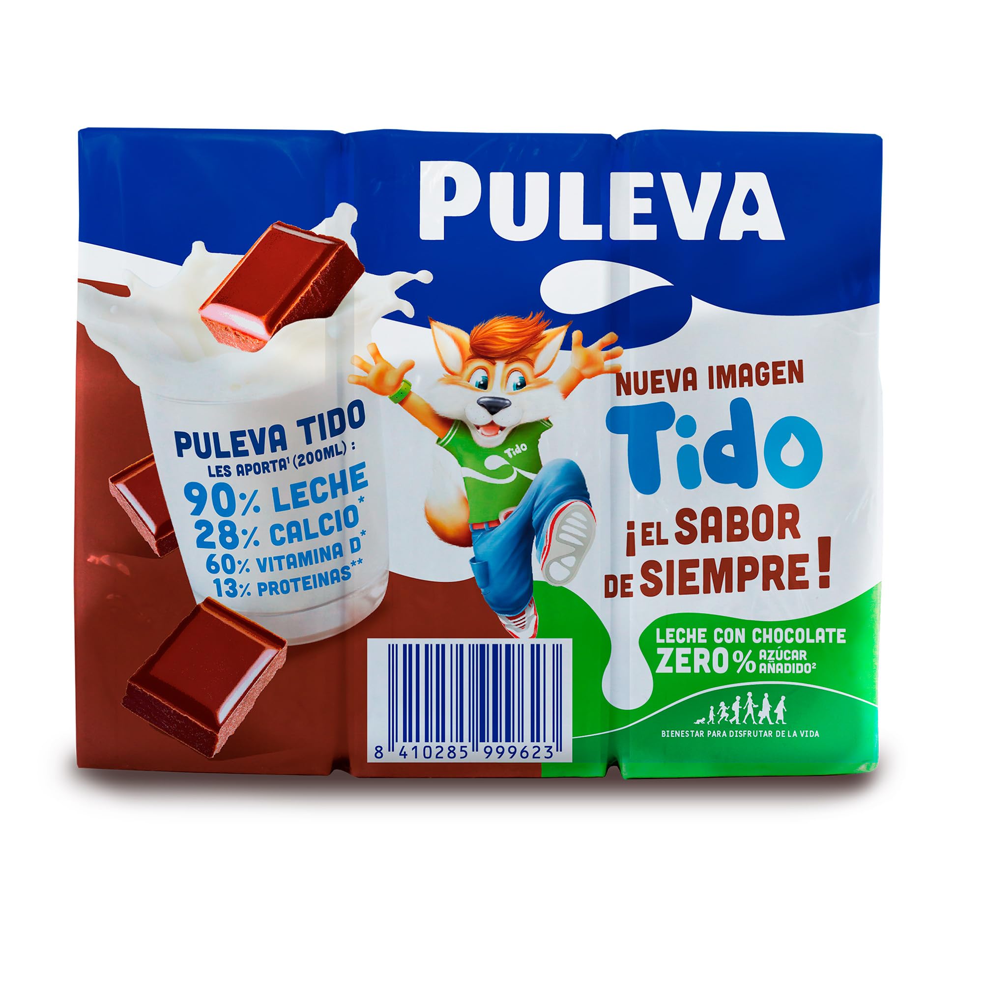 PULEVA batido de cacao zero 6x200 ml