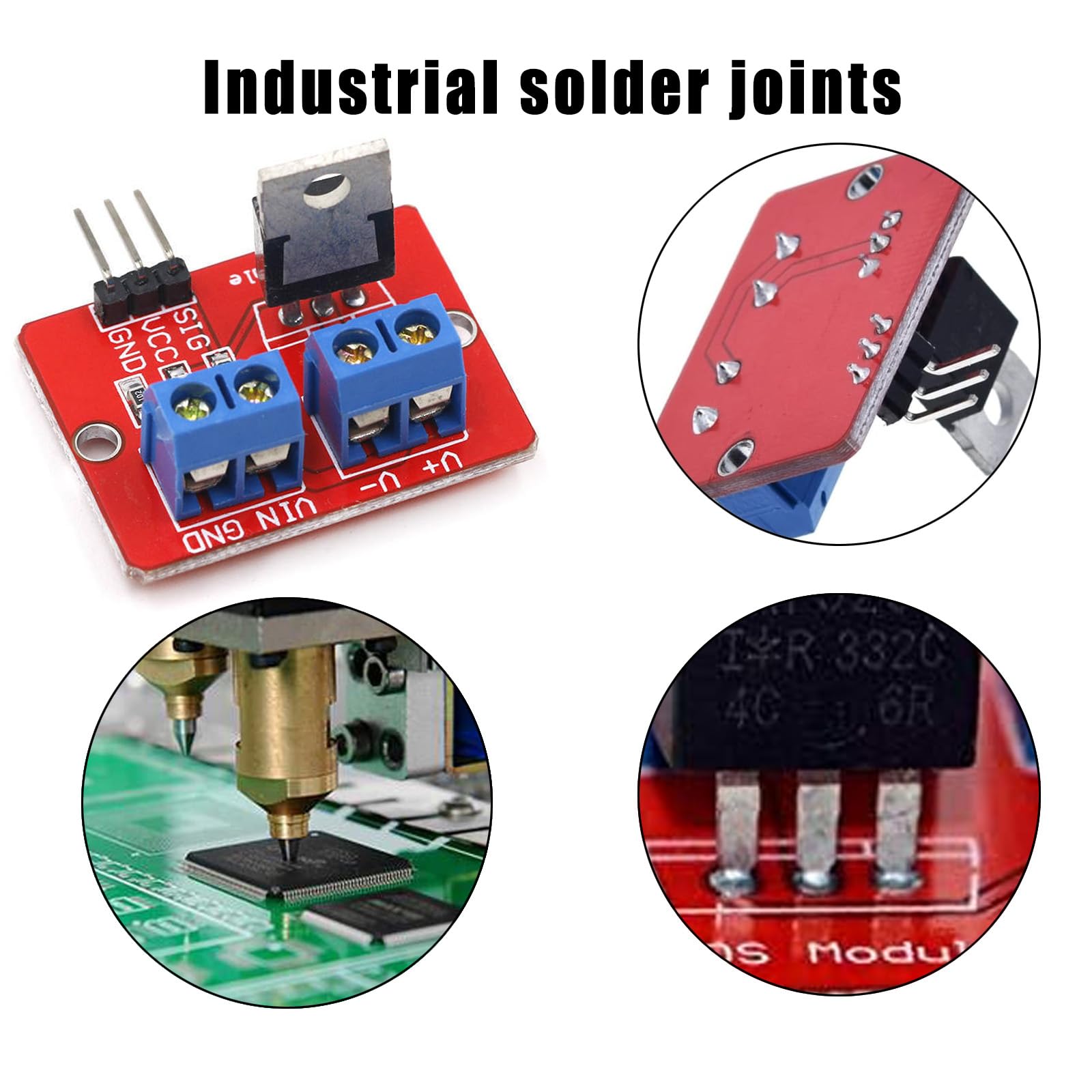 Youmile 5 pièces Module de pilote MOSFET 3.3V-5V bouton MOSFET de