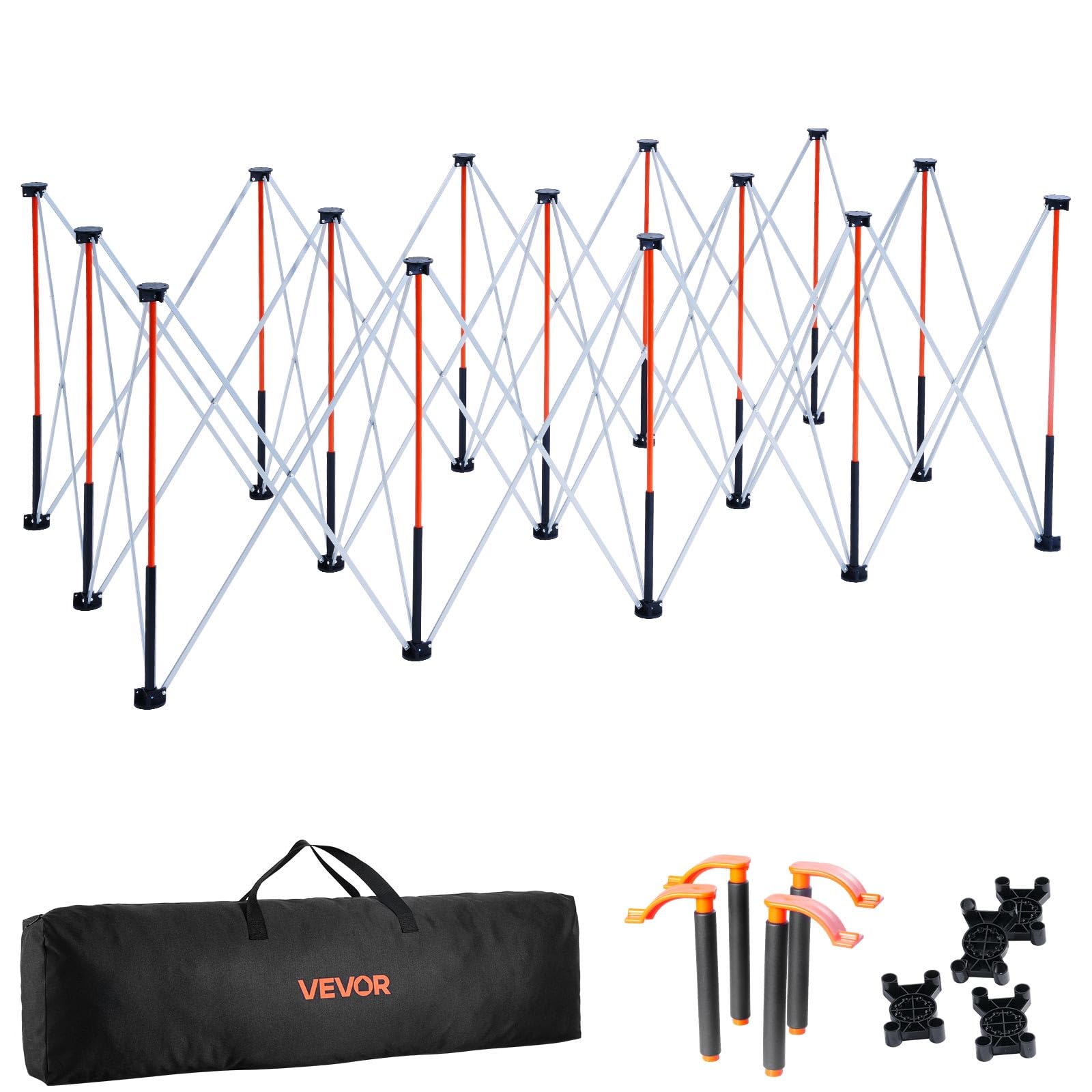 VEVOR Portable Folding Workstand, 8.02 x 4.12 ft Collapsible Workbench,  6000 lbs Weight Capacity, No Assembly Foldable Work Stand with Storage Bag,  Table Top NOT Included, for Garage Workshop Outdoor : Amazon.ca: