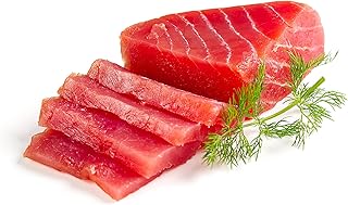 Fresh2yourdoor Yellowfin Tuna Steaks - 5 x 6 Oz. (1.88 Lb.) - High in Pr...