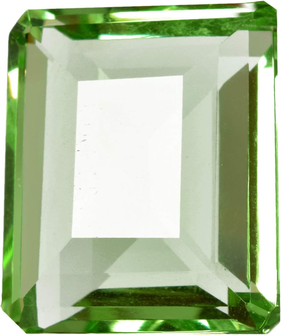 GEMHUB Green Amethyst Emerald | Square Cut 50-141.70 Carats Loose Gemstones for Jewelry Making