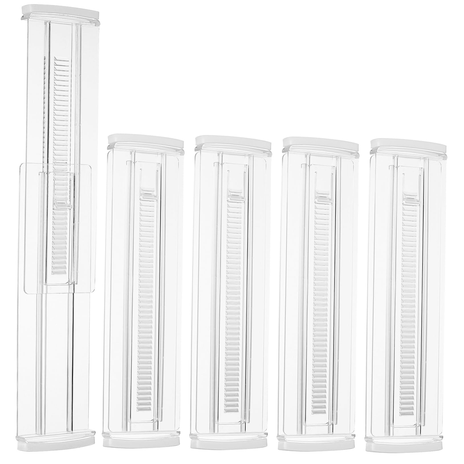 TOPBATHY 6piezas Divisores Ajustables De Plástico Para Organizador Transparente Para Calcetines y Tocador
