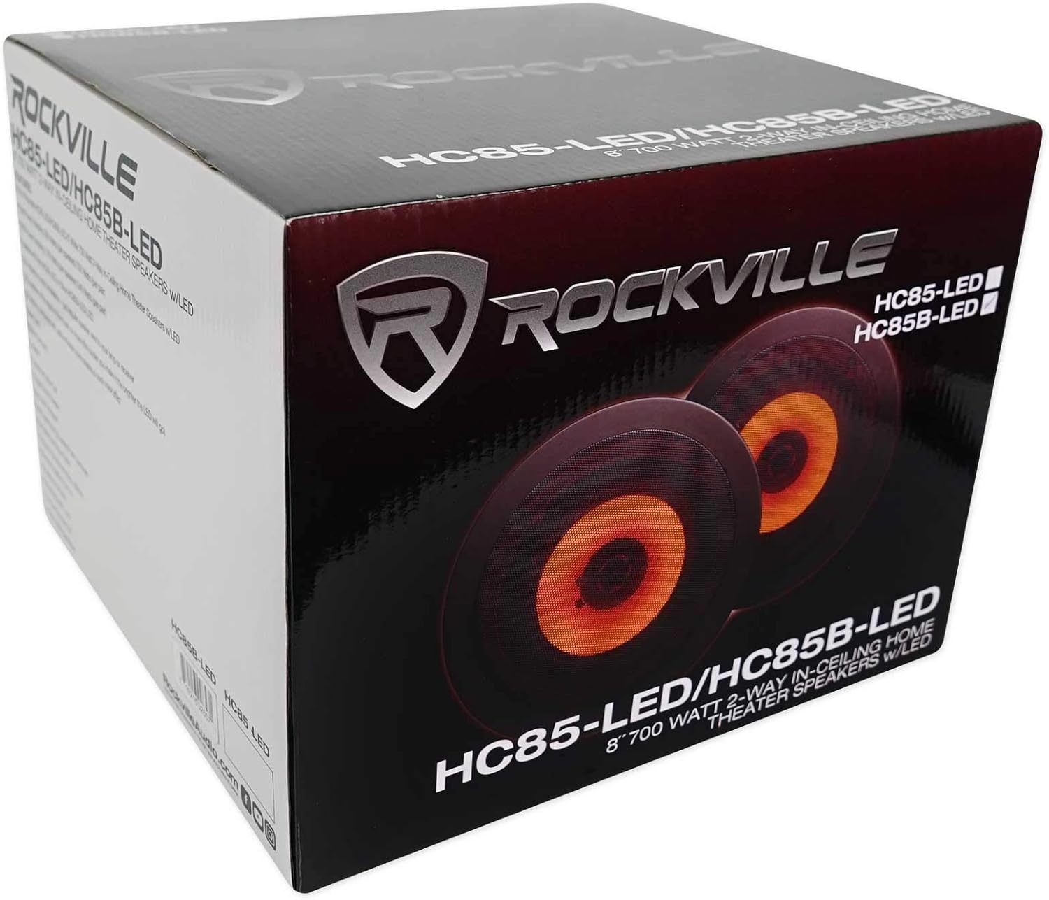 Buу 1 gеt 1 (2) Rockville HC85B-LED 8 700 Watt in-Ceiling Home Theater Speakers w/Blue LED