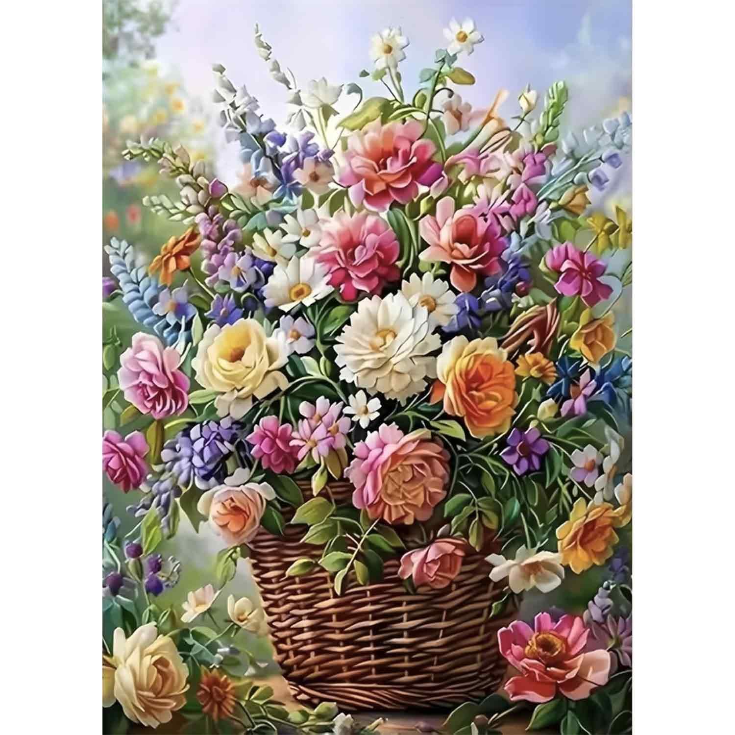 fvalird 1pcs diamond painting kit for adults, diy art craft for home wall decor, creative gift for special occasions, complete set with tools and materials