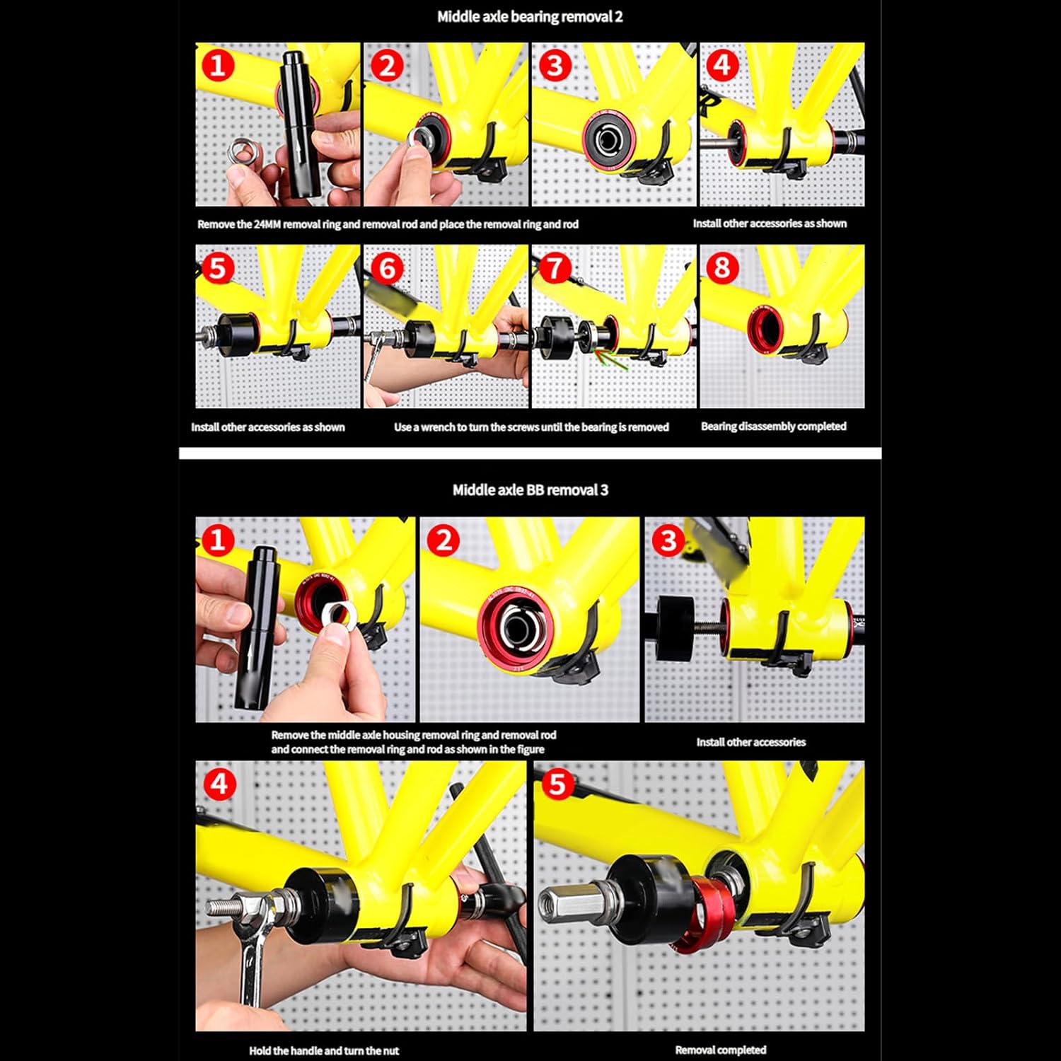 自転車のボトムブラケットの取り付け、取り外しツール 自転車のヘッドセットプレス、取り付けと取り外し、ロードサイクリングの修理、自転車