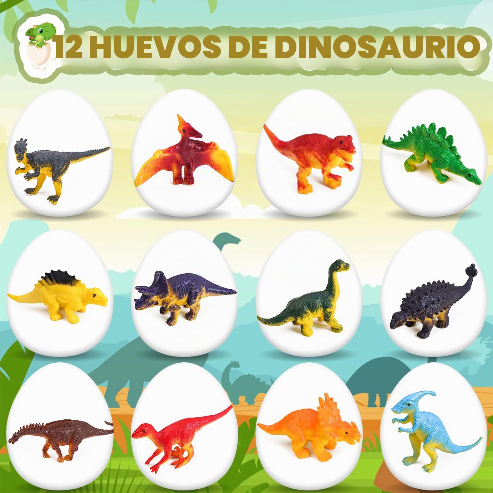 Joozmui Dinosaurios Juguetes 3 4 5 6 7 8 9 10 años, Juguetes Niños 4-10 años Regalo niño 4-10 años Montessori Kit de Exploración para Niños Juguete para Niños