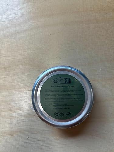 Vista 8 de Striking Viking Bálsamo para barba para hombres – Acondicionador para barba sin enjuague – Bálsamo de peinado hecho con mantequilla de barba