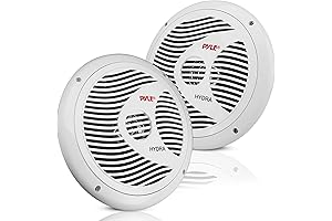 Pyle Waterproof and Weather Resistant 6.5 Inch Boat Speakers