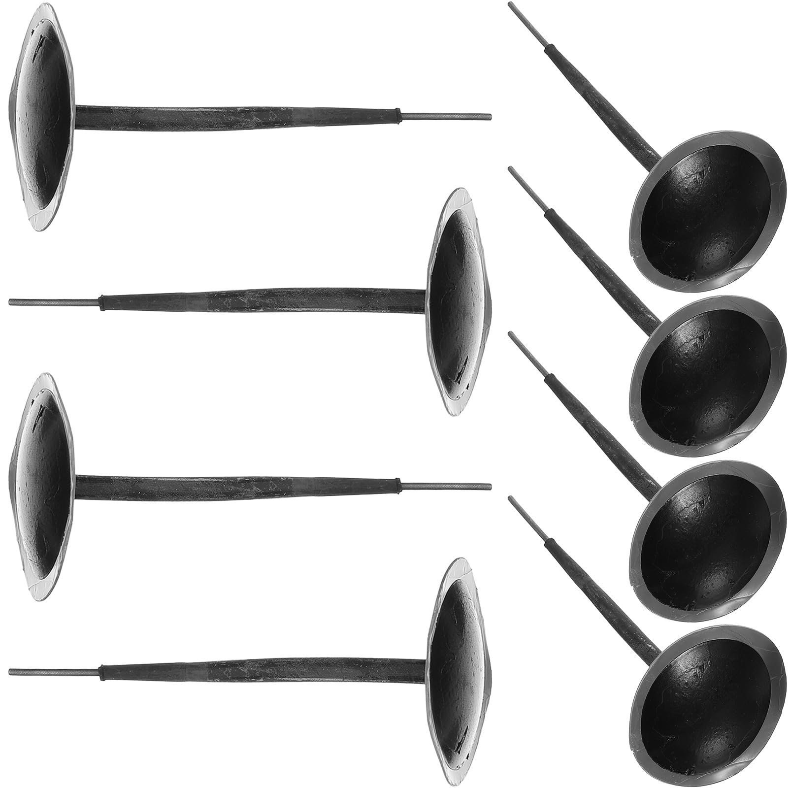 PRETYZOOM Kit Riparazione Pneumatici per Auto 24 Chiodi Fungo da 4,5 Mm, Toppe per Pneumatici Tubeless, Strumento per Riparazione Rapida Adatto a Auto, Moto, Camion e Biciclette