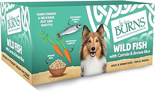 Pet Natural Nutrition Adult & Senior Wet Dog Food Wild Fish, Carrots & Organic Brown Rice, 12 x 150 gm