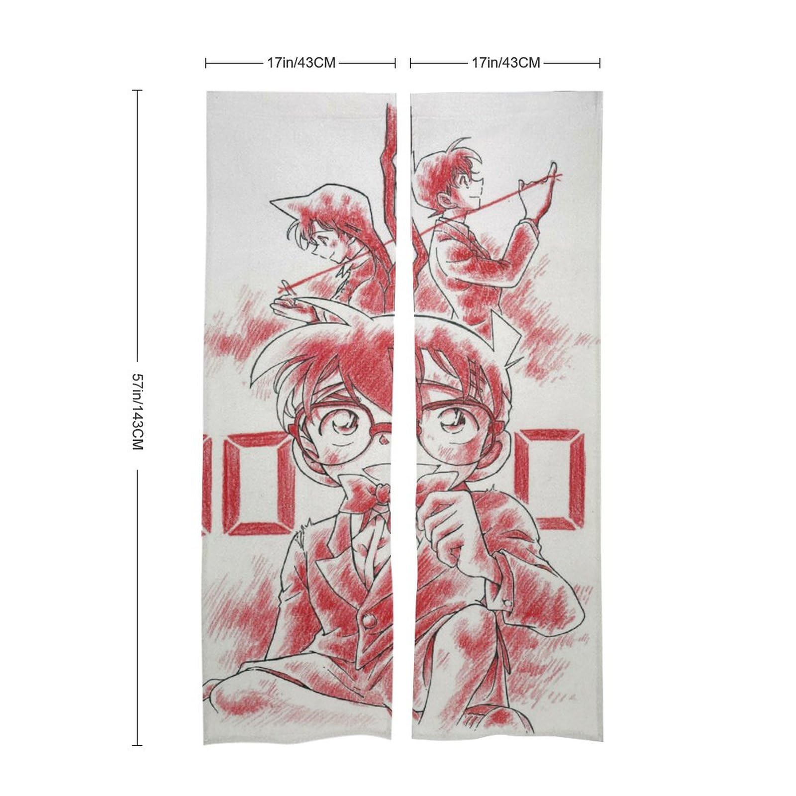 Amazon｜のれん 名探偵コナン 毛利蘭 人気 アニメ 漫画 おしゃれ