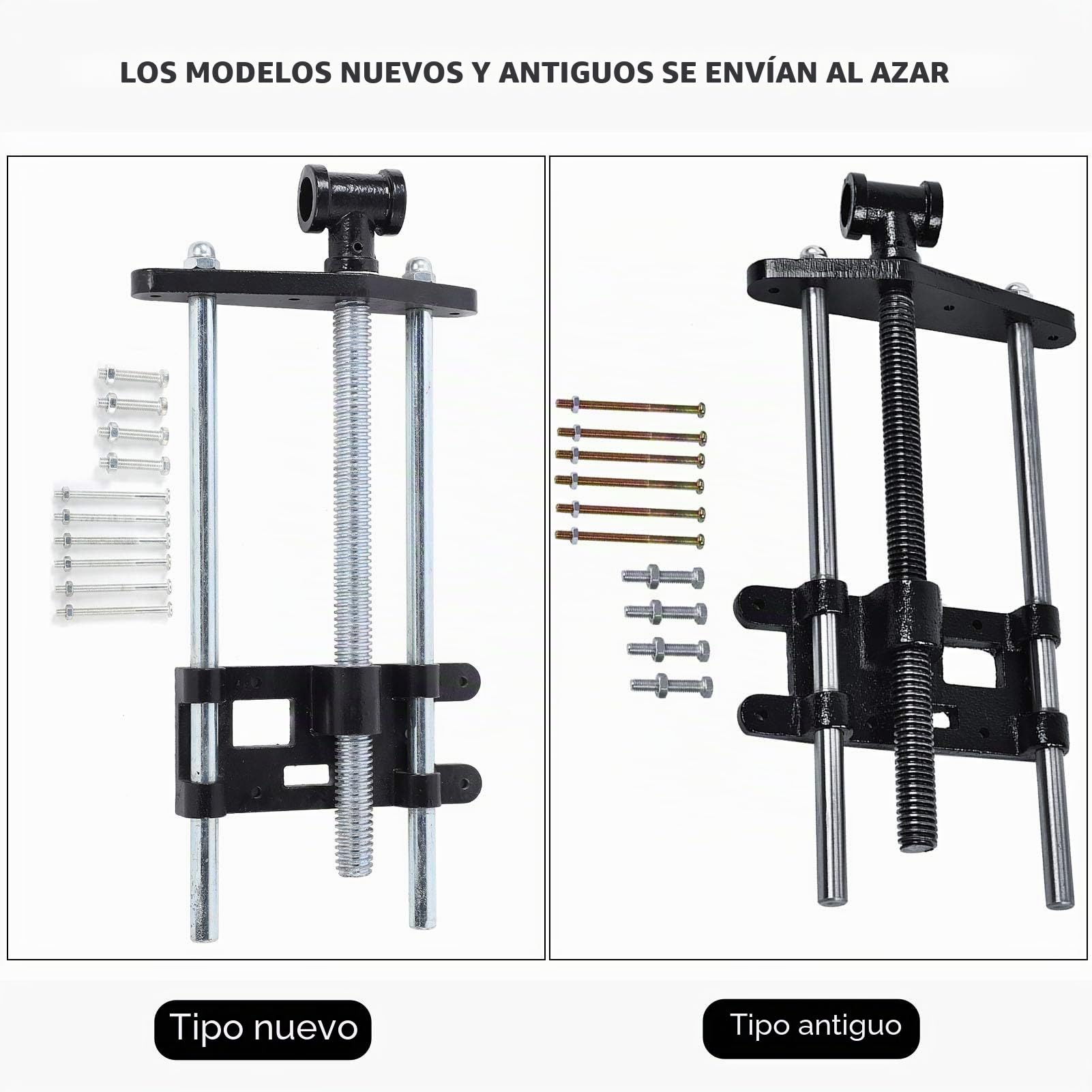 Tornillo de banco de madera, pinza delantera para banco de carpintero, 10,5 pulgadas, tornillo de mesa de carpintero, abrazadera de tornillo de metal, para trabajos de madera