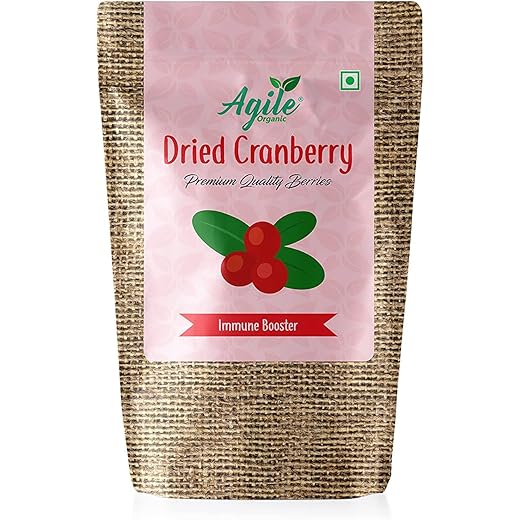 Agile Organic Whole Cranberry 500g