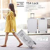 スーツケース XXLサイズ シルバー アルミフレーム TSAロック スーツ スーツケース XXLサイズ シルバー アルミフレーム TSAロック スーツ