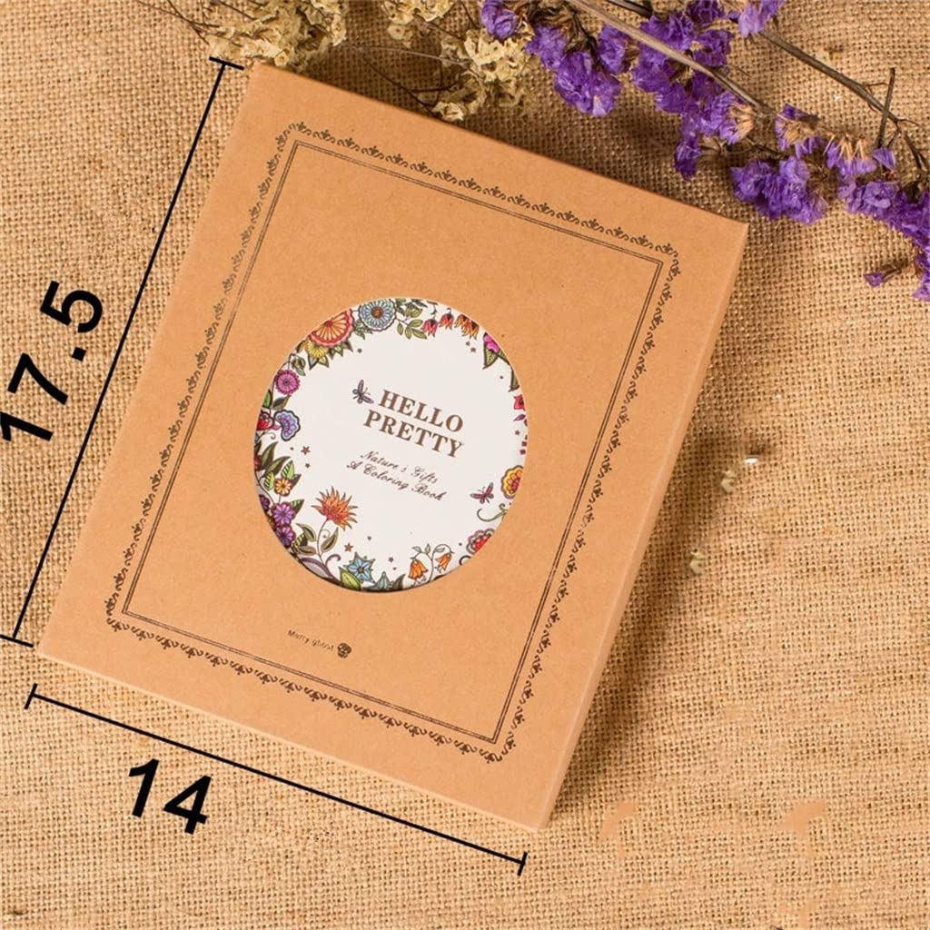EDDGE Vintage Secret Garden Notebook Sprial Diary Agenda Planner Regalo Escuela Papelería