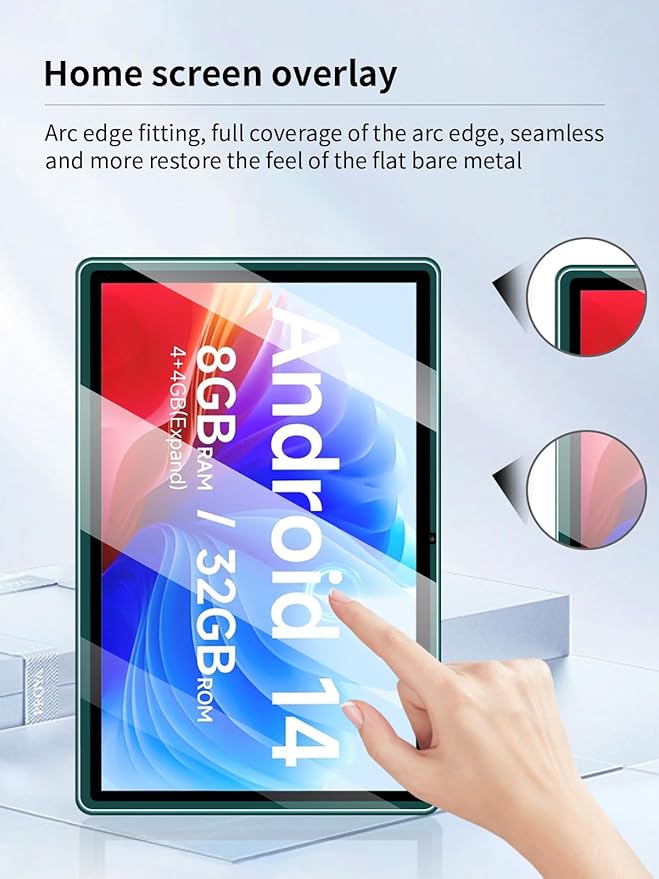 Protector de Pantalla para Aheadlink Q8PRO Tablet 7 Pulgadas, 2 Unidades miniatura 4
