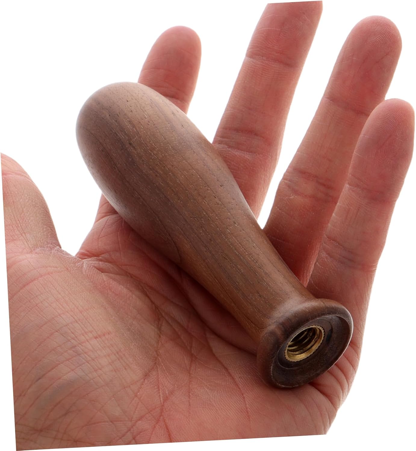 Rustic Wooden Beer Tap Handle for Kegerator Sturdy Draft Faucet Knob Ergonomic Grip Walnut Construction for Restaurants and Home Bars