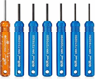 JRready ST5252 Pin Removal Tools Kit for AMP/Molex .062" & 0.093" Pins and Socket Contact Connectors, Delphi Weatherpack/Molex Pin Extractor Tool kit 7PCS Size