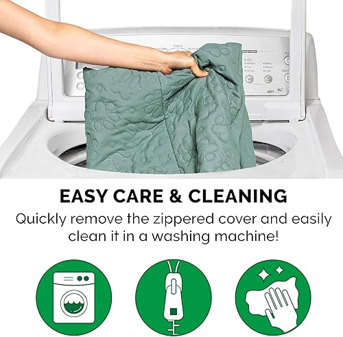 Miniatura 8 de Furhaven - Cama Pinsonic ortopédica acolchada para perros, con estampado de patas, estilo caja de huevos, en forma de L, estilo diván, de felpa y