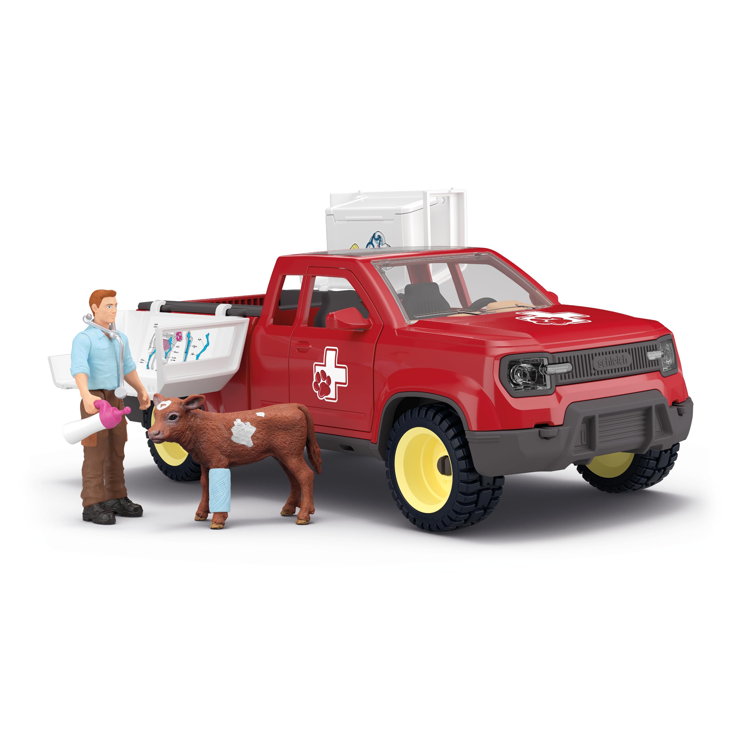 Schleich Farm World | Vétérinaire à la Ferme 42727 | dès 3 Ans | 29 pièces